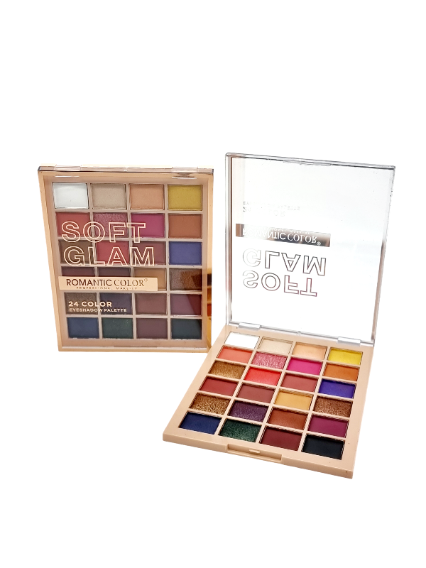 Farduri Pleoape,Soft Glam,ROMANTIC COLOR-24 culori - imagine 7