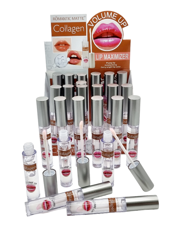 Luciu ptr. Buze cu Colagen,ROMANTIC- efect de marire a buzelor instant COD RY-1336