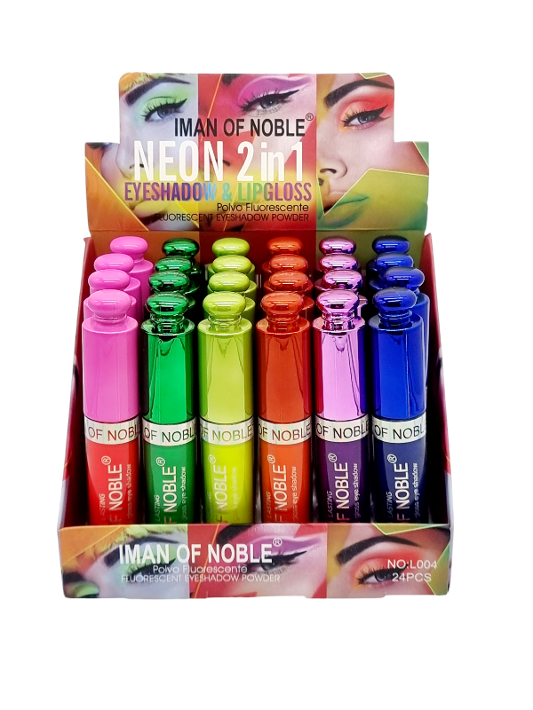 Ruj Lichid & Fard Lichid 2in1,Polvo Fluorescente,I MAN OF NOBLE-neon - imagine 2