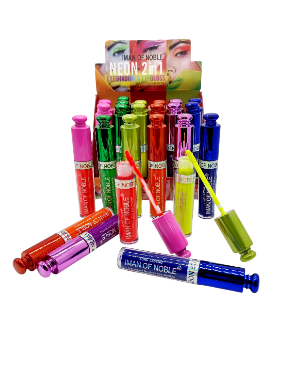 Ruj Lichid & Fard Lichid 2in1,Polvo Fluorescente,I MAN OF NOBLE-neon