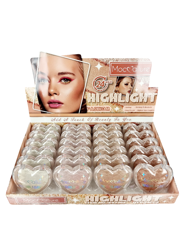 Pudra Iluminatoare,MOC ALLURE-heart - imagine 2