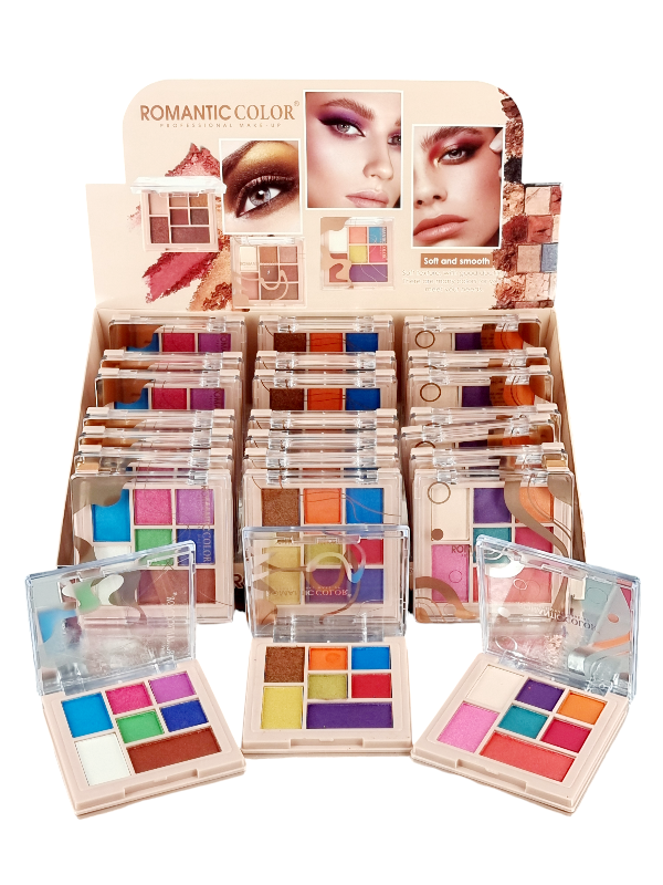 Farduri Pleoape,Soft&Smooth, ROMANTIC COLOR-7 culori