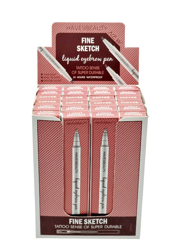 Creion Sprancene cu Efect Microblading,MENSIGMAN-3 culori - imagine 2