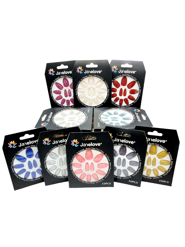 Unghii False,JANELOVE, sand glitter