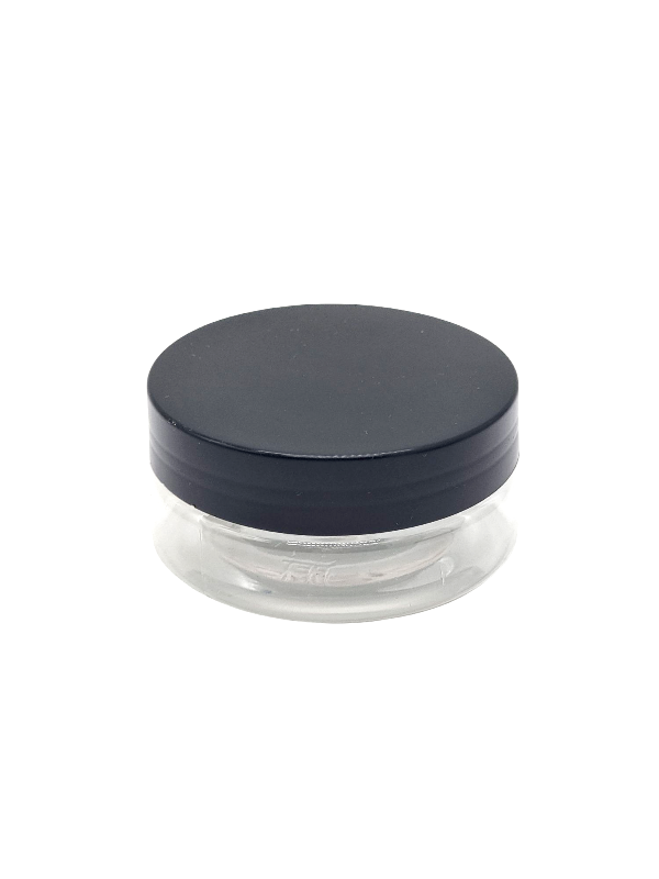 Recipient Plastic Transparent cu Capac Negru,70mmx30mm - imagine 2