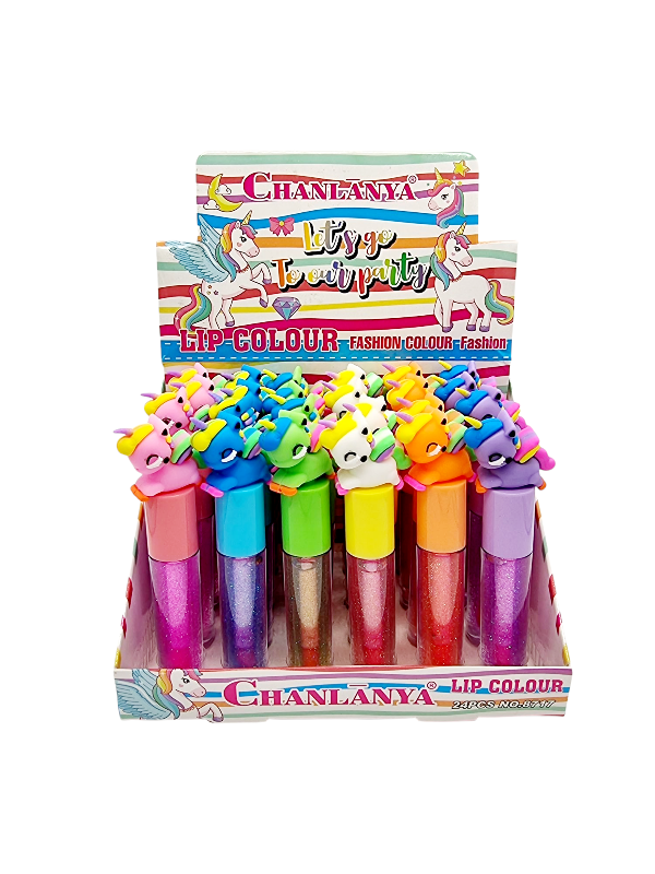 Luciu Buze cu Sclipici,Let's Go To Our Party,CHANLANYA-poney COD 8717 - imagine 2