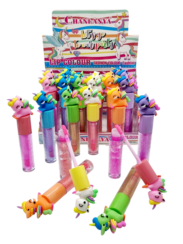 Luciu Buze cu Sclipici,Let's Go To Our Party,CHANLANYA-poney COD 8717