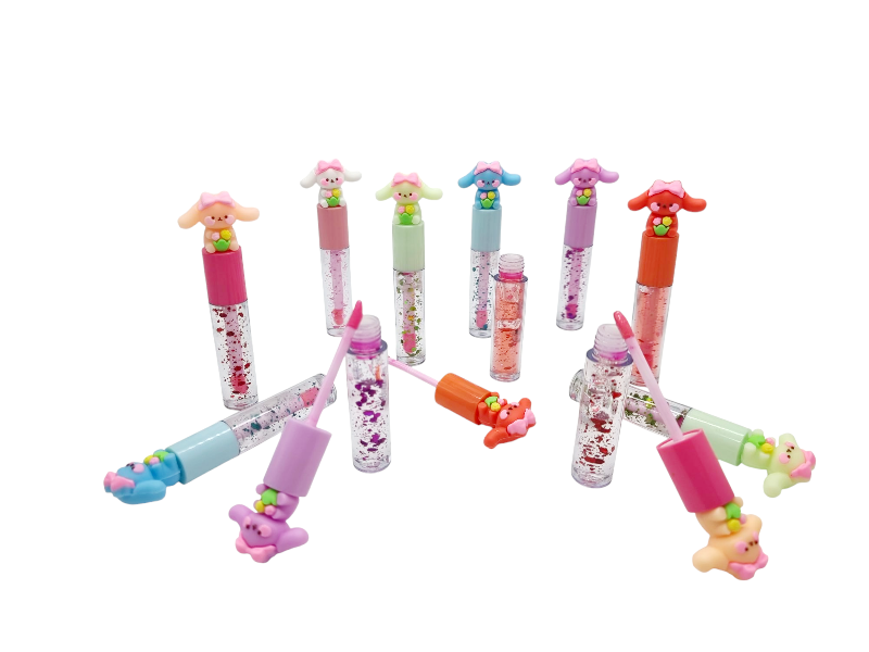 Luciu Buze cu Sclipici,I Love You,POLAYIR-puppy COD LC-8110 - imagine 5