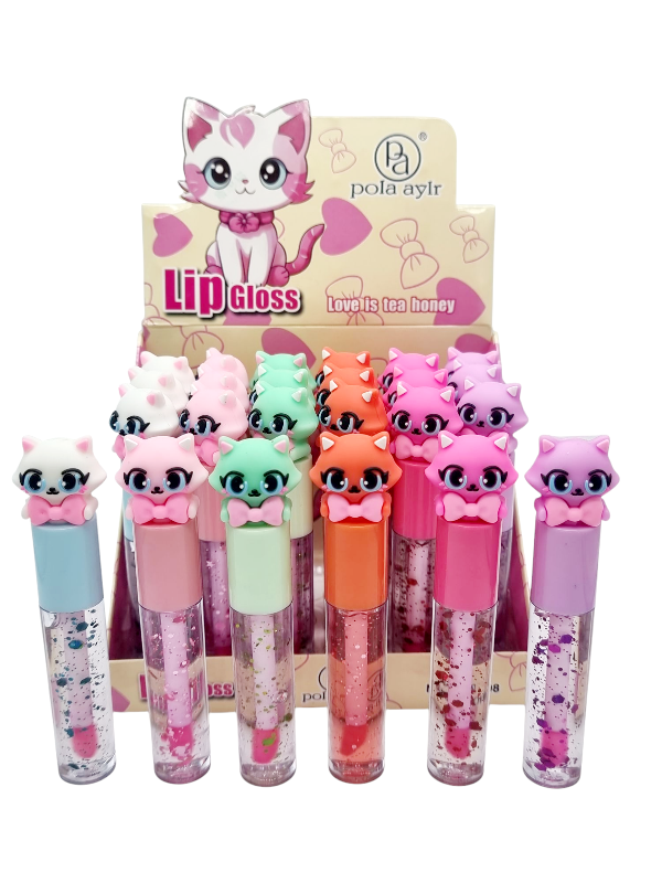 Luciu de Buze cu Sclipici,Love Is Tea Honey,POLAYIR-cats COD LA-8008 - imagine 4