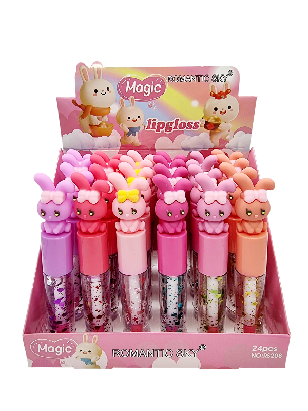 Luciu de Buze cu Sclipici,ROMANTIC SKY-Bunny COD RS-208 - imagine 3