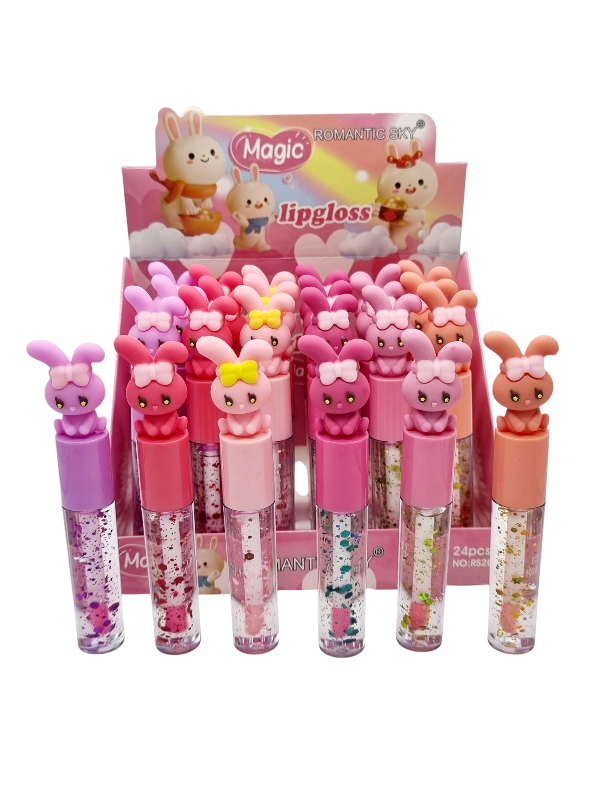 Luciu de Buze cu Sclipici,ROMANTIC SKY-Bunny COD RS-208 - imagine 4