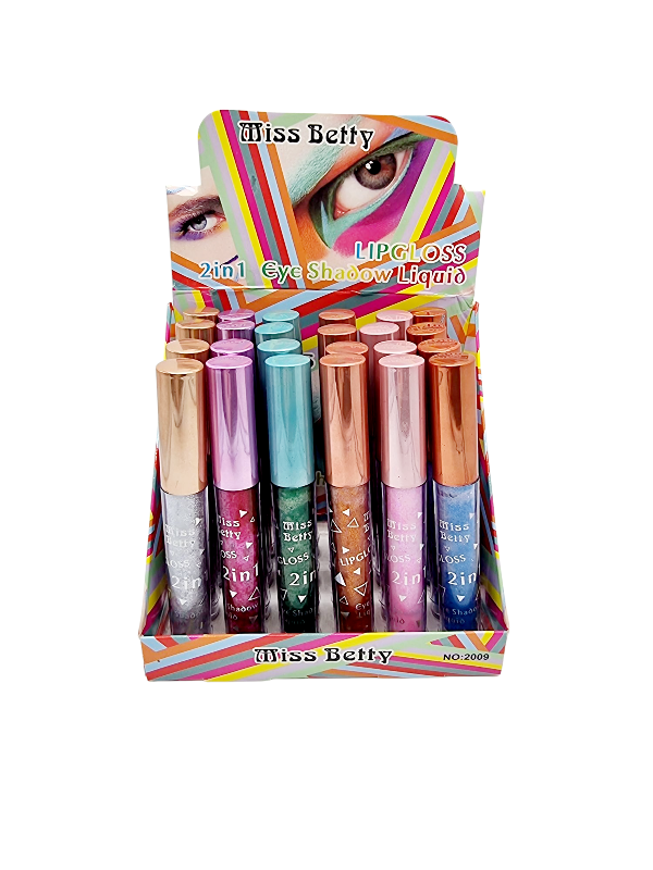 Luciu de Buze cu Sclipici si Eyeshadow 2in1,MISS BETTY-COD 2009 - imagine 3