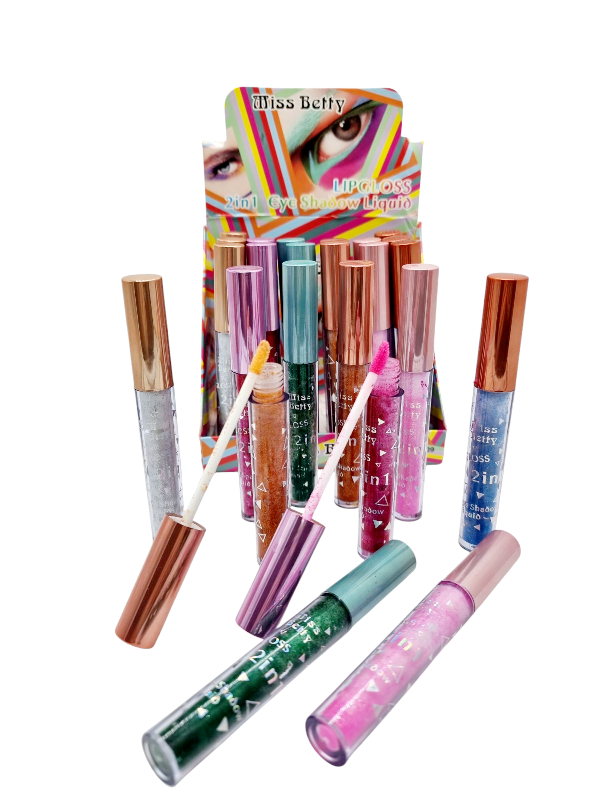 Luciu de Buze cu Sclipici si Eyeshadow 2in1,MISS BETTY-COD 2009