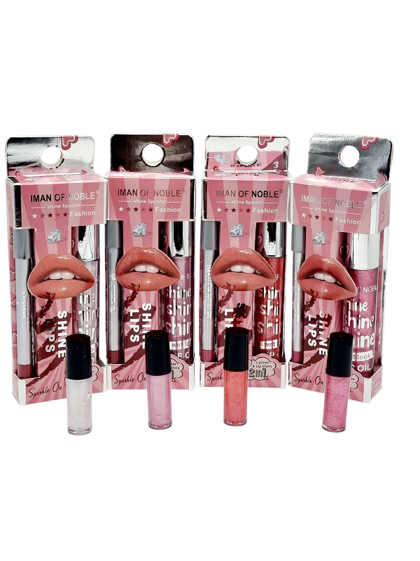 Kit Ruj si Creion,I MAN OF NOBLE-pink sidef COD 7122 B - imagine 6