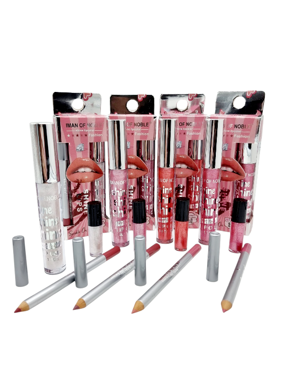 Kit Ruj si Creion,I MAN OF NOBLE-pink sidef COD 7122 B - imagine 7