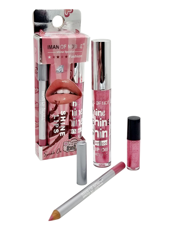 Kit Ruj si Creion,I MAN OF NOBLE-pink sidef COD 7122 B - imagine 10