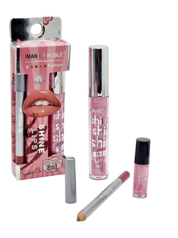 Kit Ruj si Creion,I MAN OF NOBLE-pink sidef COD 7122 B - imagine 11