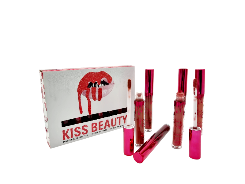 Ruj Lichid Mat, Rezistent la Transfer,KISS BEAUTY-COD 7882 A