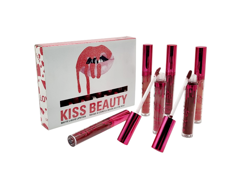 Ruj Lichid, Rezistent la Transfer,KISS BEAUTY-COD 7882 B
