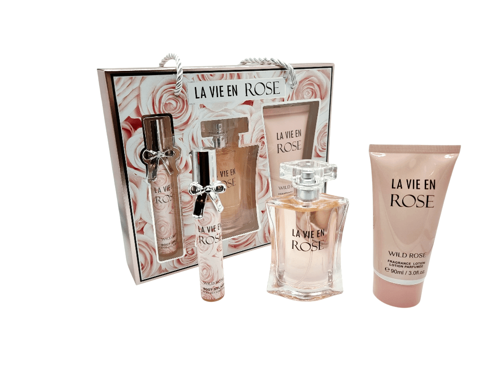 Set Cadou,Wild Rose,LA VIE EN ROSE-dama