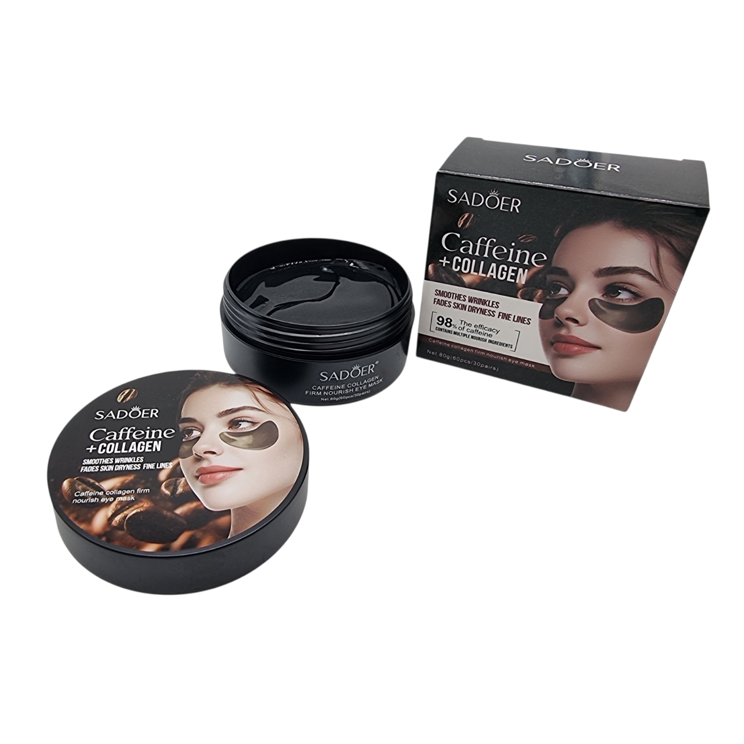 Plasturi Hidrogel pentru Ochi cu Cafeina si Colagen COD SD 99198