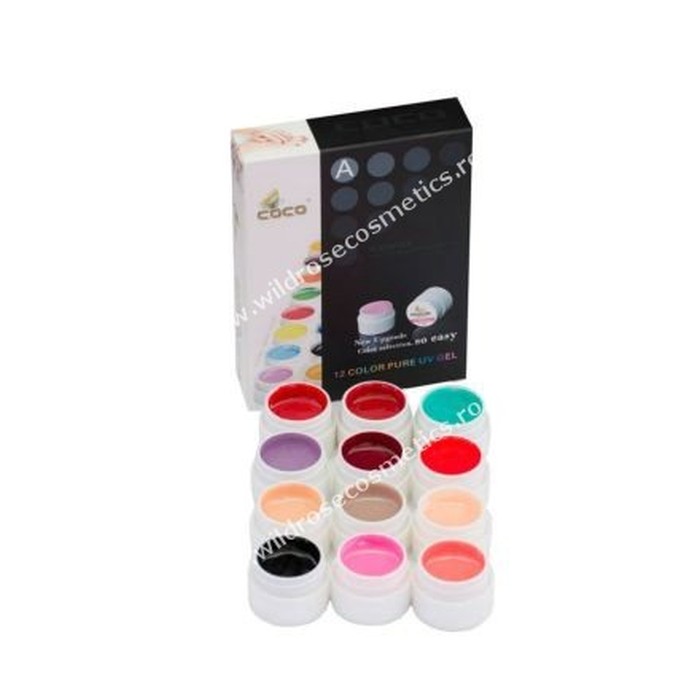 Set Geluri Colorate COCO-A -12 bucati