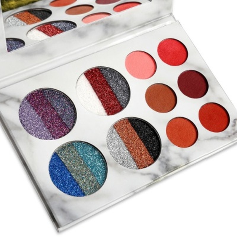 Trusa Profesionala Multifunctionala,RAINBOW,Limited Edition-10 culori - imagine 10