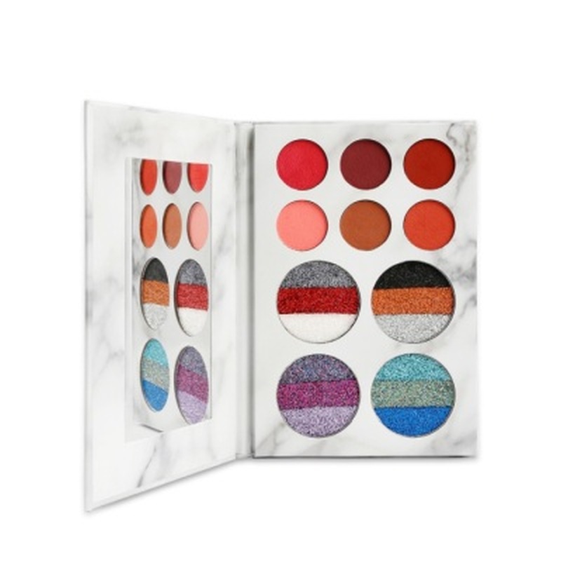Trusa Profesionala Multifunctionala,RAINBOW,Limited Edition-10 culori - imagine 12