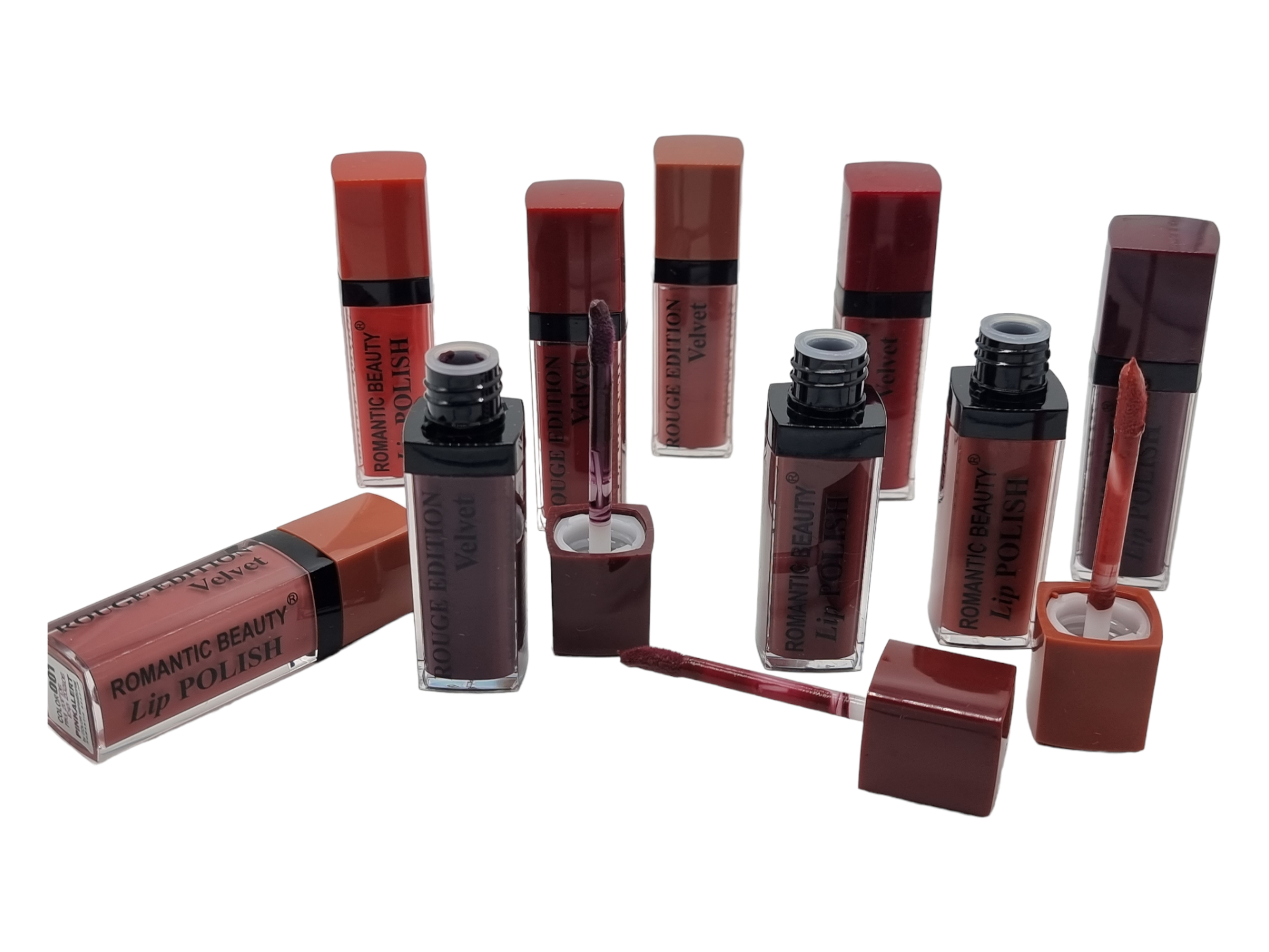 Ruj Lichid Mat,Russian Red,ROMANTIC BEAUTY - imagine 5