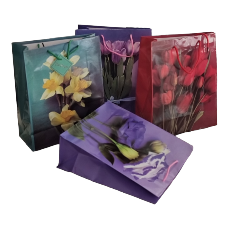 Punga Cadou,Tulip,Hartie Cerata-L