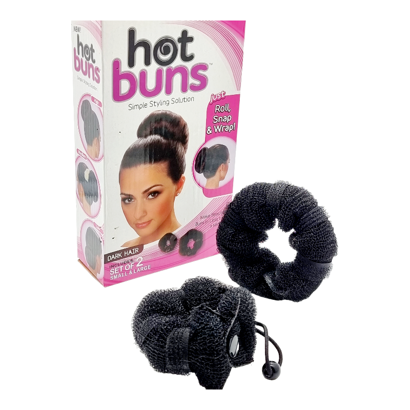 Bureti Hot Buns pentru Coc-black - imagine 2