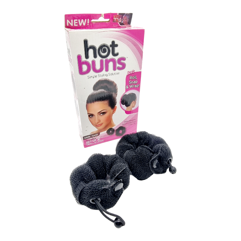Bureti Hot Buns pentru Coc-black - imagine 4