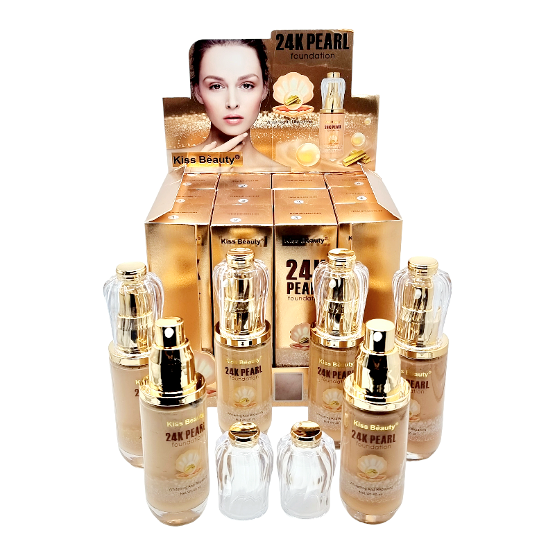 Fond de Ten,24k Pearl,KISS BEAUTY-4 nuante