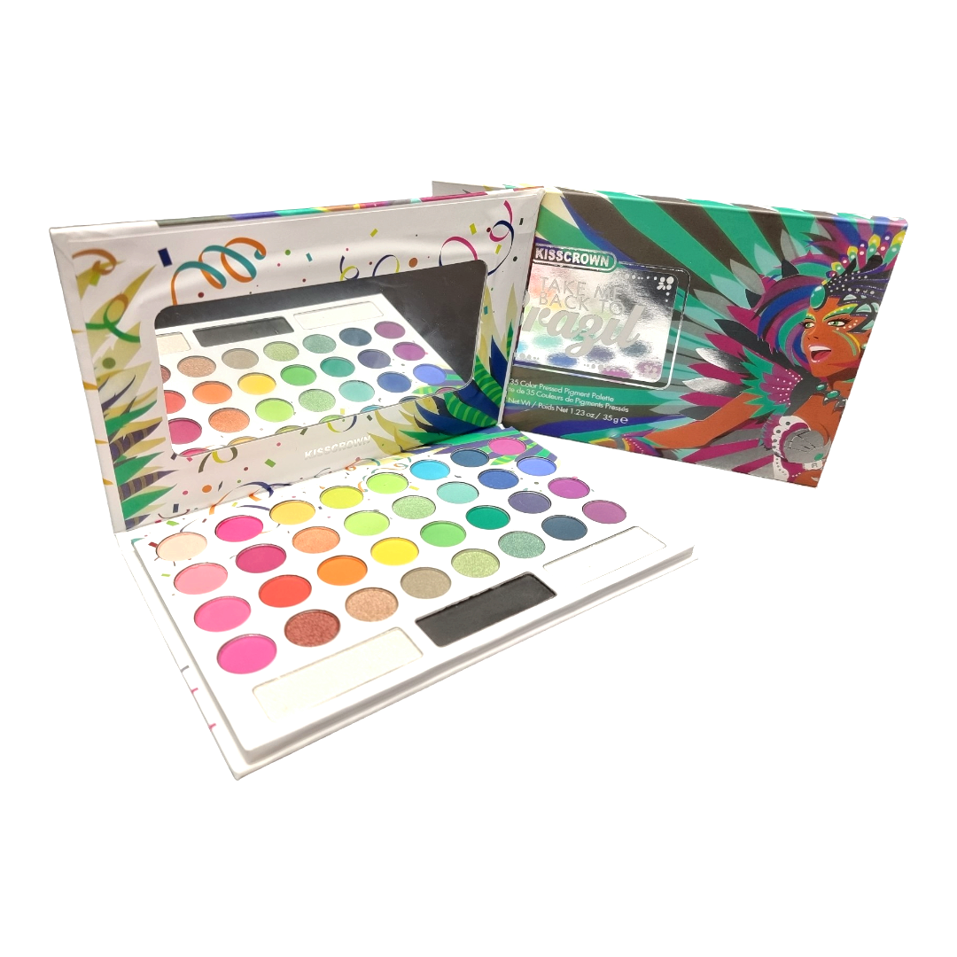 Paleta Farduri,Take Me To Brazil,KISS CROWN-35 culori