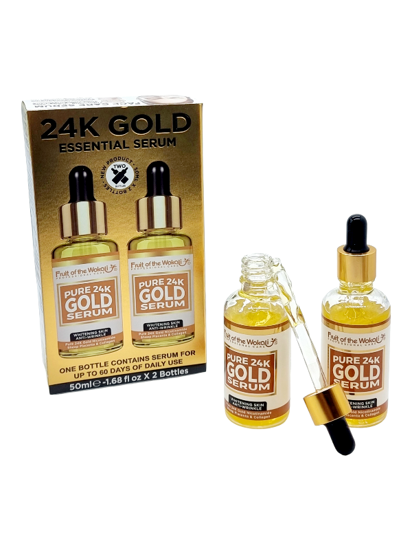 Caseta SerX2 Antirid Revitalizant și Iluminator,FRUIT OF THE WOKALI-24k gold - imagine 3
