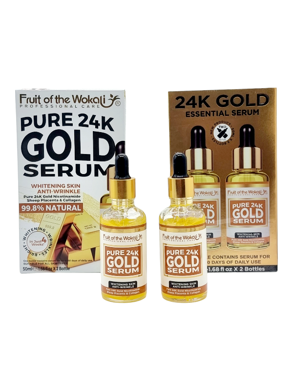 Caseta SerX2 Antirid Revitalizant și Iluminator,FRUIT OF THE WOKALI-24k gold - imagine 5