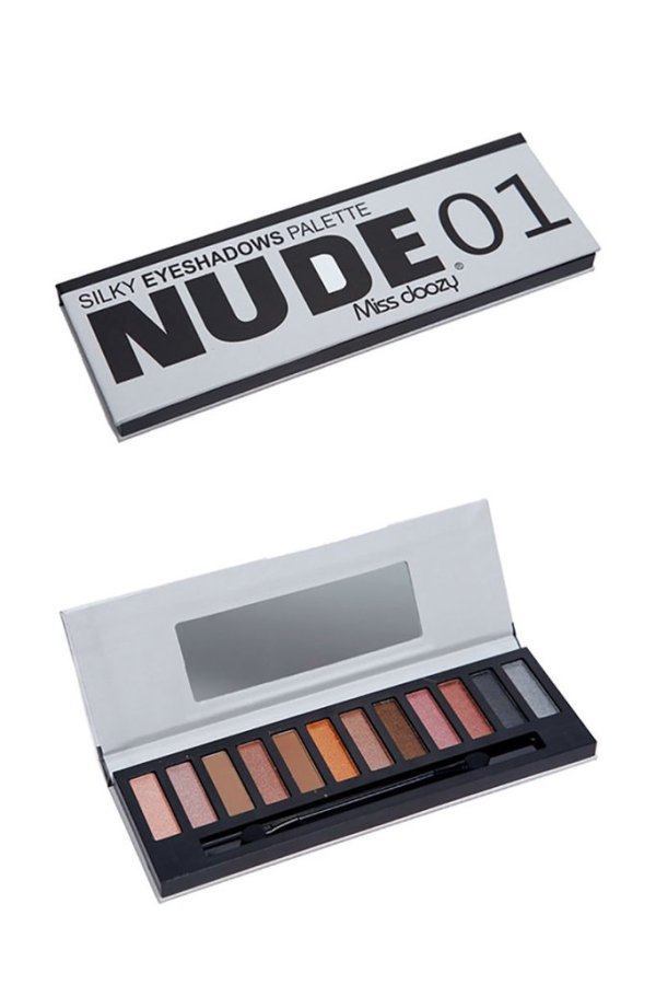 Trusa Profesionala Farduri,Silky Nude 1 ,MISS DOOZY-12 culori