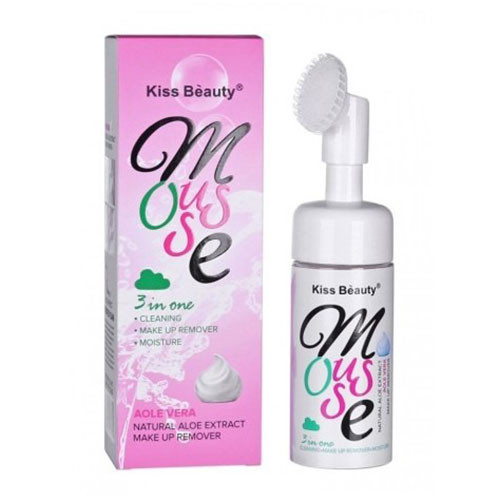 Demachiant cu Dispozitiv de Curatare, KISS BEAUTY, Spuma Curatare, Aloe Vera, 150 ml