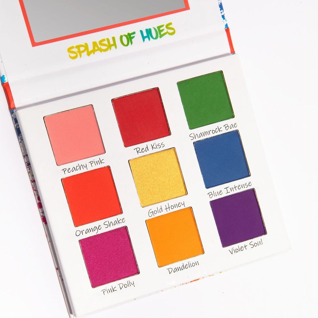 Trusa Profesionala Farduri,Splash Of Hues,KISS CROWN-9 culori - imagine 2