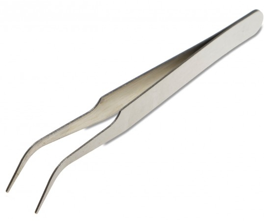 Penseta Curbata ptr .Aplicare Gene,Ornamente Unghii - imagine 2