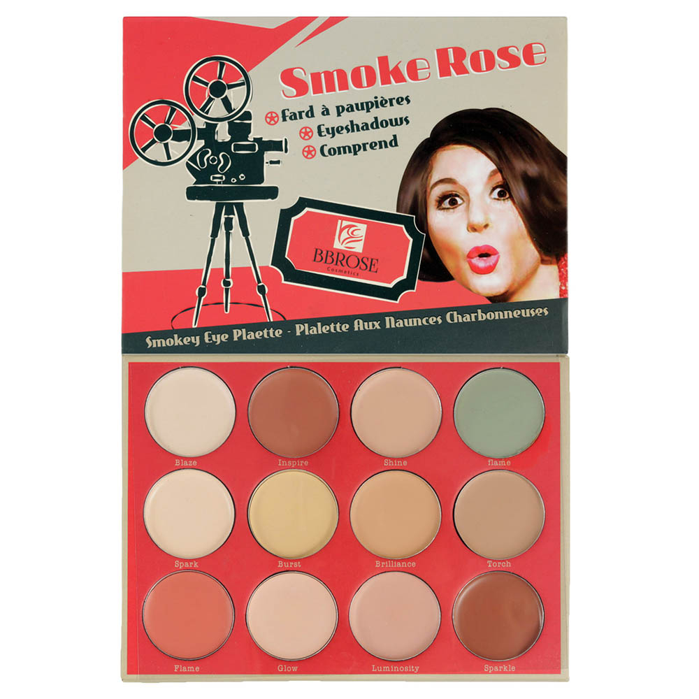 Paleta Corectoare SMOKE ROSE, BB ROSE-12 nuante