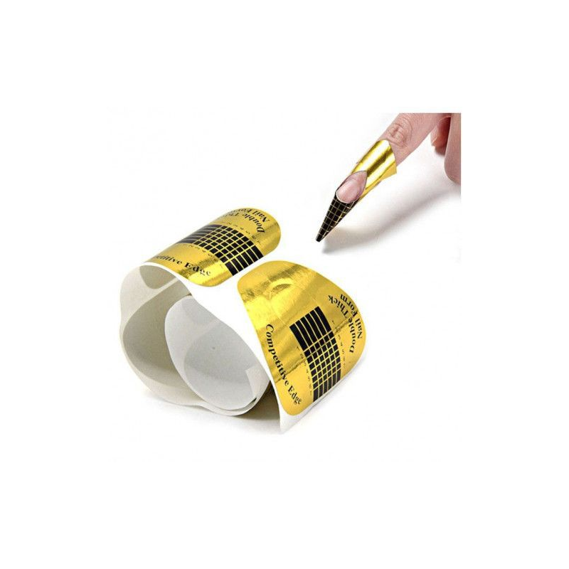 Sabloane Unghii ptr.Constructie ,GOLD - imagine 2