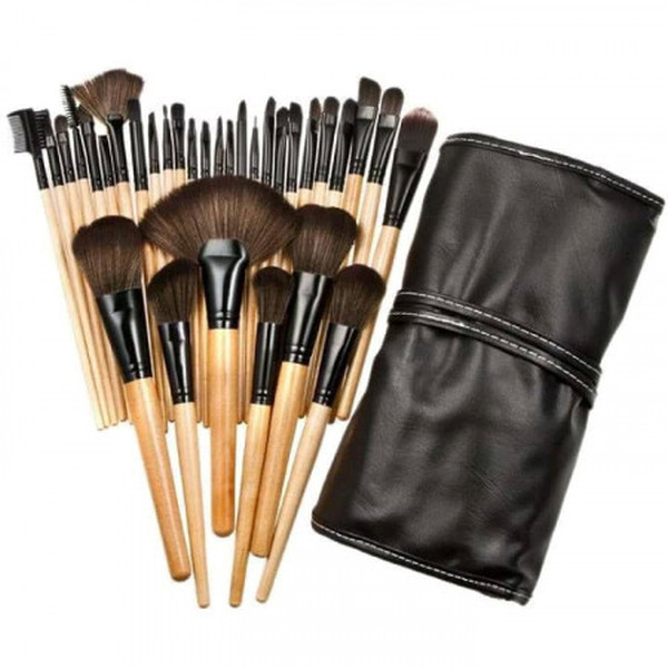 Set Pensule Machiaj-32 bucati+borseta