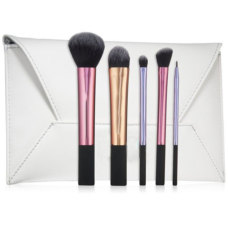 Set Pensule Machiaj RT -5 bucati+portofel