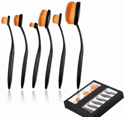 Set Pensule Machiaj-6 bucati ovale