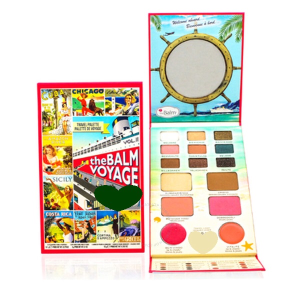 Trusa Profesionala Multifunctionala The Balm Voyage, KISS BEAUTY-15 culori