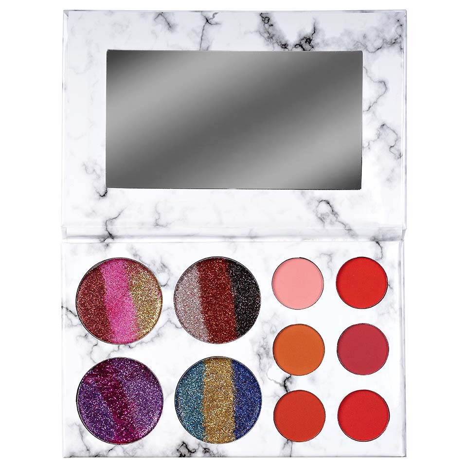Trusa Profesionala Multifunctionala,RAINBOW,Limited Edition-10 culori - imagine 6